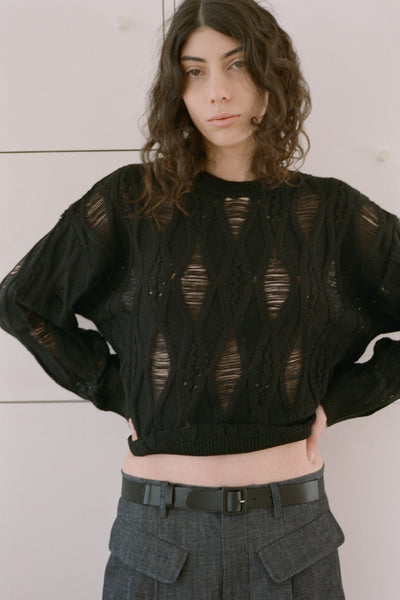 MONTI SWEATER, BLACK – Maryam Nassir Zadeh