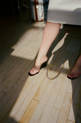 OLYMPIA WEDGE, BLACK CALF – Maryam Nassir Zadeh