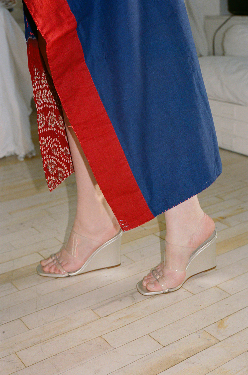 OLYMPIA WEDGE, LUX CALF